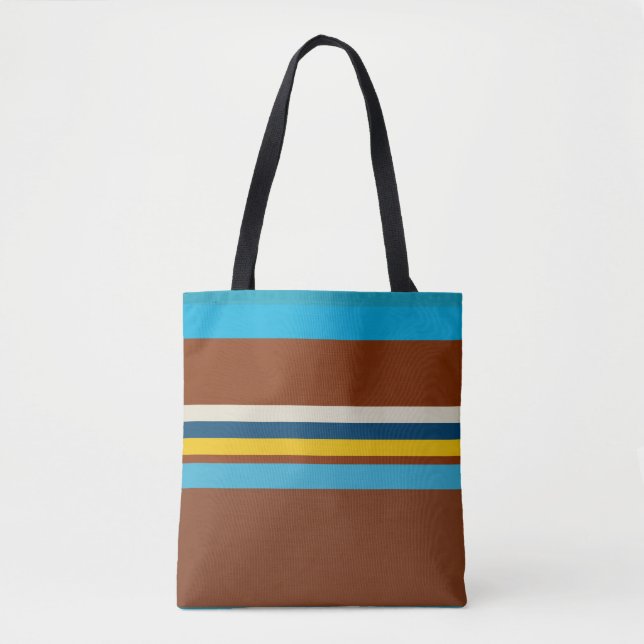 Bolso De Tela Rayas suroeste 25 (Anverso)
