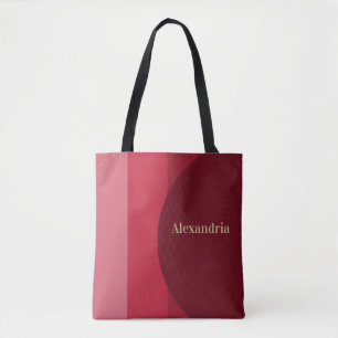 Bolso De Tela Rayo Rojo Retro Personalizado