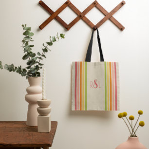 Bolso De Tela Rayo Sherbet Vintage Stried