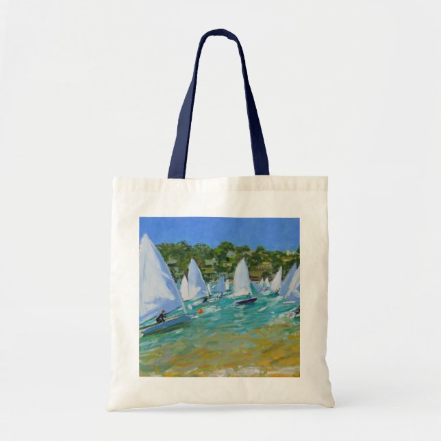 Bolso De Tela Raza del velero (Frente)