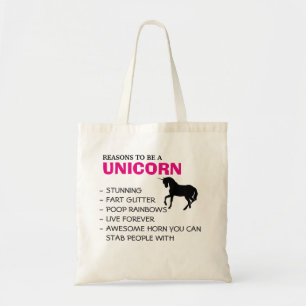 Bolso De Tela Razones para ser un unicornio