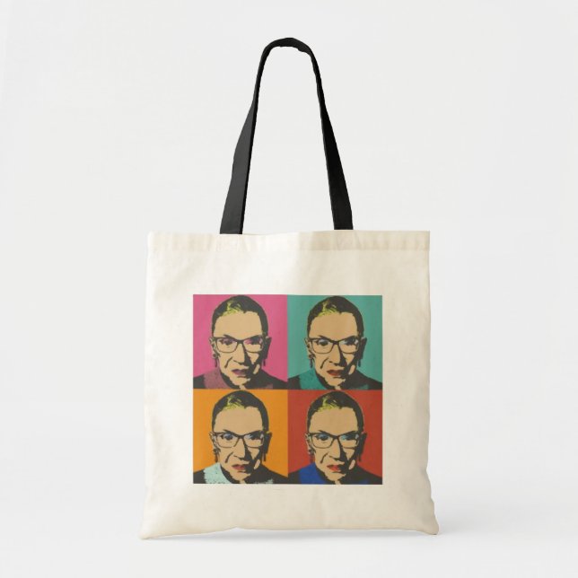 Bolso De Tela RBG Mujeres, célebre RBG, Ruth Bader Ginsburg (Frente)