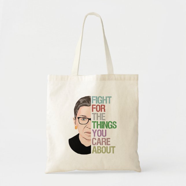 Bolso De Tela RBG Ruth Bader Ginsburg (Frente)