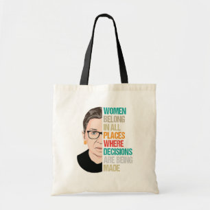 Bolso De Tela RBG, Votación de la Corte Suprema, Ruth Bader Gin