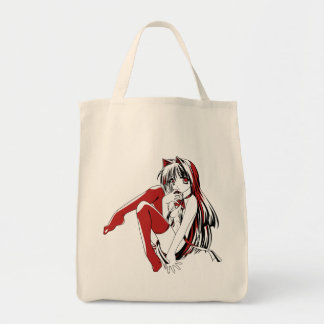 Bolso De Tela RBP, Neko la chica gato anime sexy furry