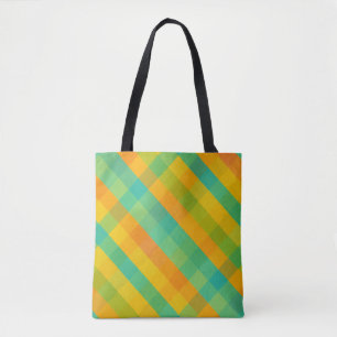 Bolso De Tela Reactivación de comprobación de madras - Tote de p