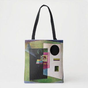 Bolso De Tela Reafirmación, pintura abstracta de Kandinsky,