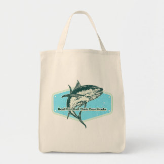 Bolso De Tela Real Man Bait Their Own Hooks
