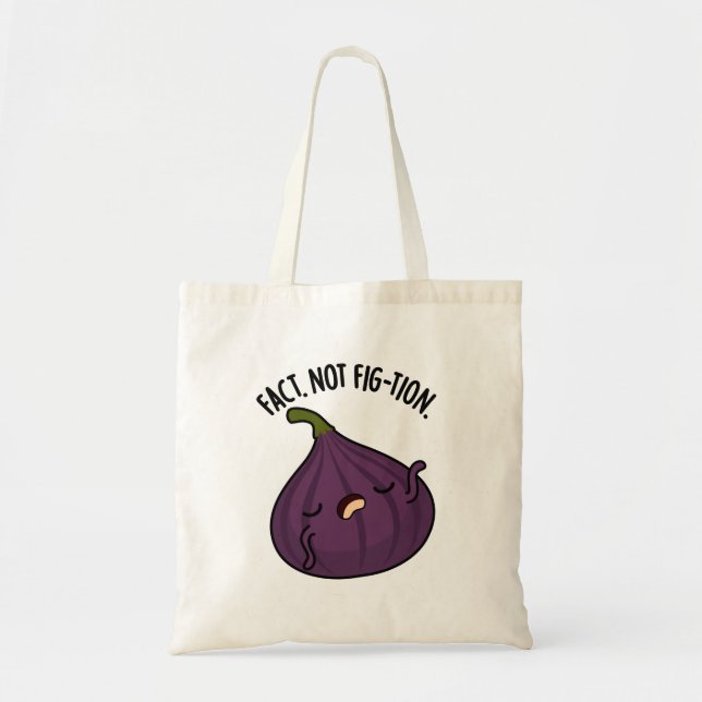 Bolso De Tela Realidad No Fig Funny Fig Pun (Frente)