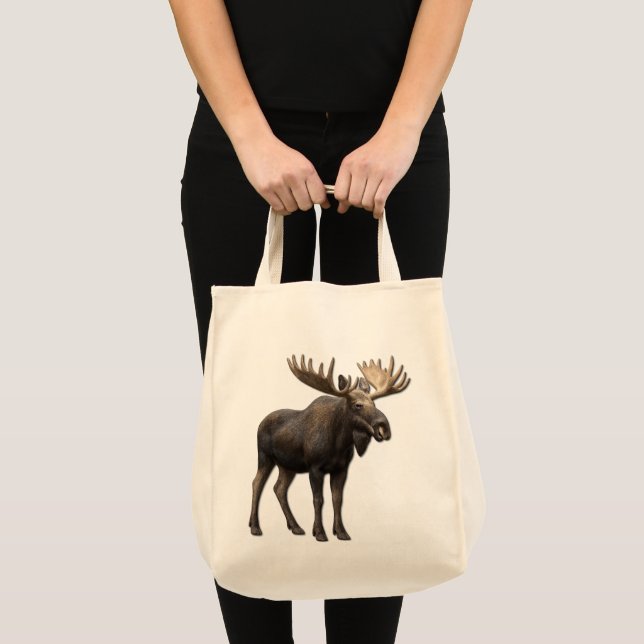 BOLSO DE TELA REALISTIC MOOSE DESIGN. SAMER BRASIL (Anverso (producto))