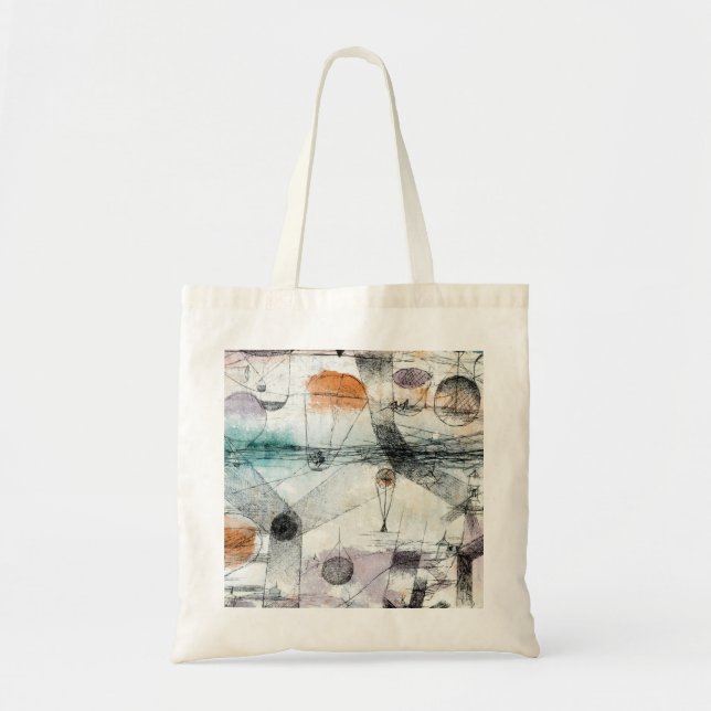 Bolso De Tela Realm de Air Paul Klee Resumen expresionista (Frente)