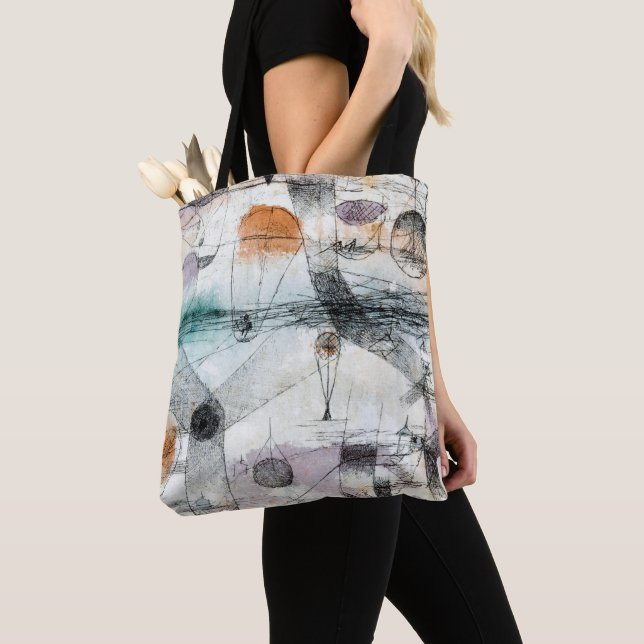 Bolso De Tela Realm de Air Paul Klee Resumen expresionista (Detalle)