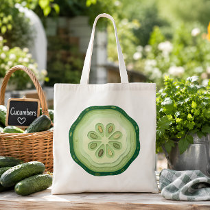 Bolso De Tela Rebanada de pepino