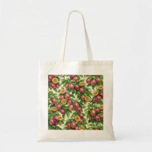 Bolso De Tela Rebanadas de Fruta de la Pasión Tropical