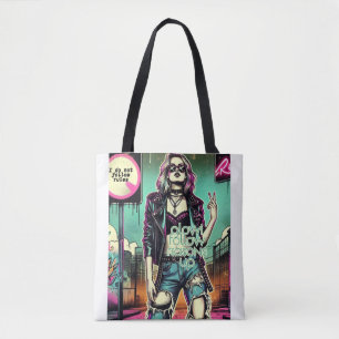 Bolso De Tela Rebel Girl – I Do Not Follow Rules
