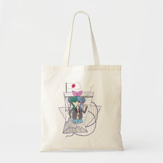 Bolso De Tela Rebelde en Japón (Frente)