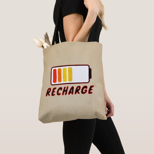 Bolso De Tela Recargar (Detalle)