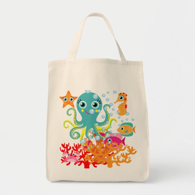 Bolso De Tela Recepción al océano (Frente)