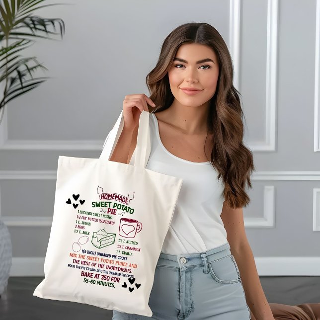 Bolso De Tela Receta de pastel de batatas caseras Regalo de Navi (Subido por el creador)