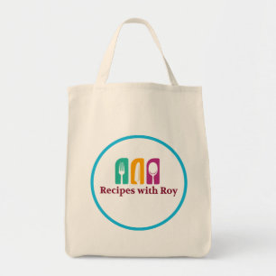 Bolso De Tela Recetas con Tote Roy Grocery