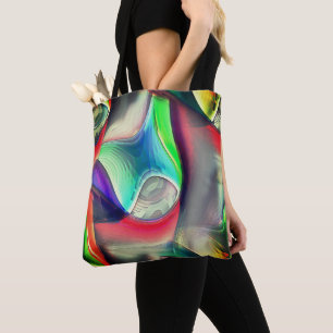 Bolso De Tela Reciclaje de armas metálicas psicodélicas virtuale