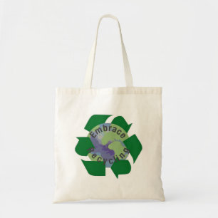 Bolso De Tela Reciclaje del abrazo