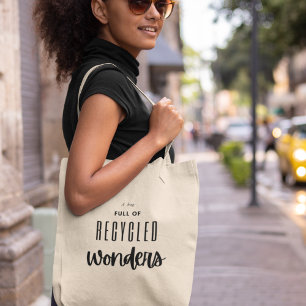 Bolso De Tela Reciclaje sostenible ecológico Moderno Elegante