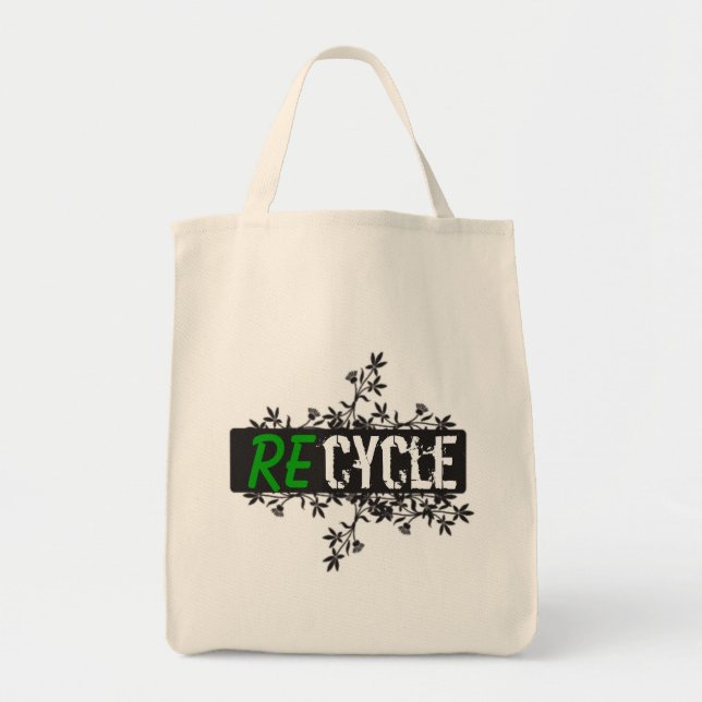 Bolso De Tela ¡Recicle el bolso! GREENLIFE (Frente)