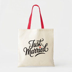 Bolso De Tela Recién Casados Novia