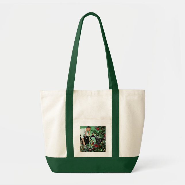 Bolso De Tela Recorte del árbol (Frente)