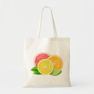 Bolso De Tela Recortes de cítricos