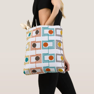 Bolso De Tela Rectángulos de Kandinsky con ovales