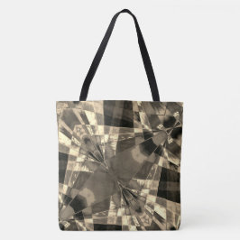 Bolso De Tela Rectángulos inclinados en tonos madera o beige?
