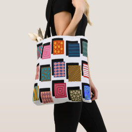 Bolso De Tela Rectángulos y sombras