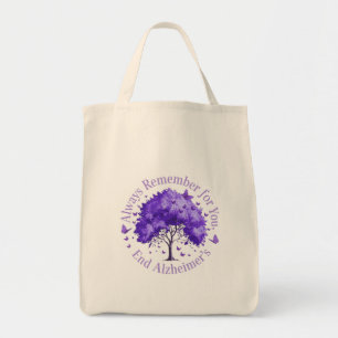 Bolso De Tela Recuerde siempre: para usted, termine con el Alzhe