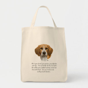 Bolso De Tela Recuerdo de Beagle