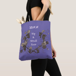 Bolso De Tela Recuerdo de la gira de degustación y paseo por la