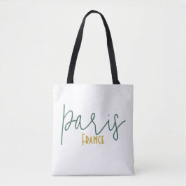 Bolso De Tela Recuerdo de París, Francia
