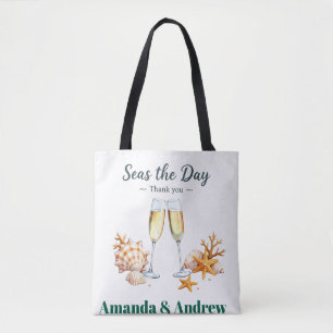 Bolso De Tela Recuerdo elegante para invitados de boda Regalo de