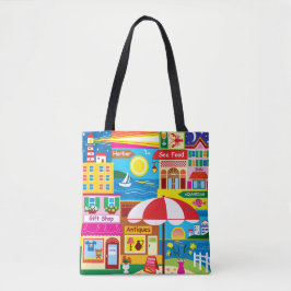 Bolso De Tela Recuerdos de la costa