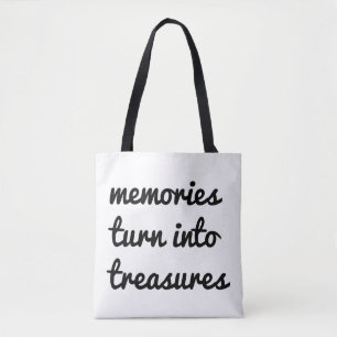 Bolso De Tela Recuerdos Shoulder Tote Bag