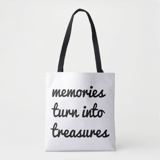 Bolso De Tela Recuerdos Shoulder Tote Bag (Anverso)
