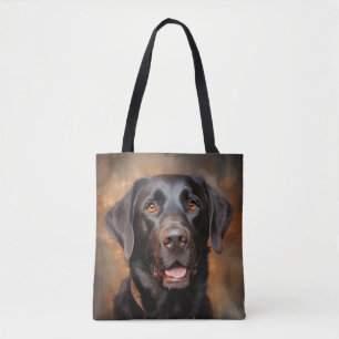 Bolso De Tela Recuperación de Labrador de chocolate