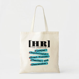 Bolso De Tela Recursos humanos Recursos humanos no oficiales gra