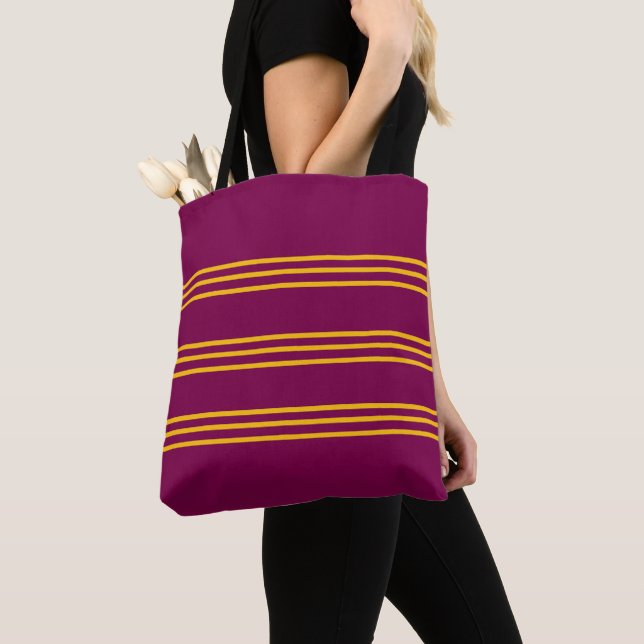 Bolso De Tela Red and Yellow Tote (Detalle)
