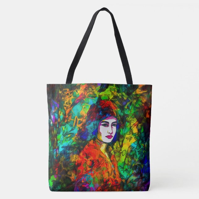 Bolso De Tela Red Beret (Anverso)