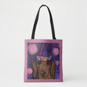 Bolso De Tela Red Dachshund