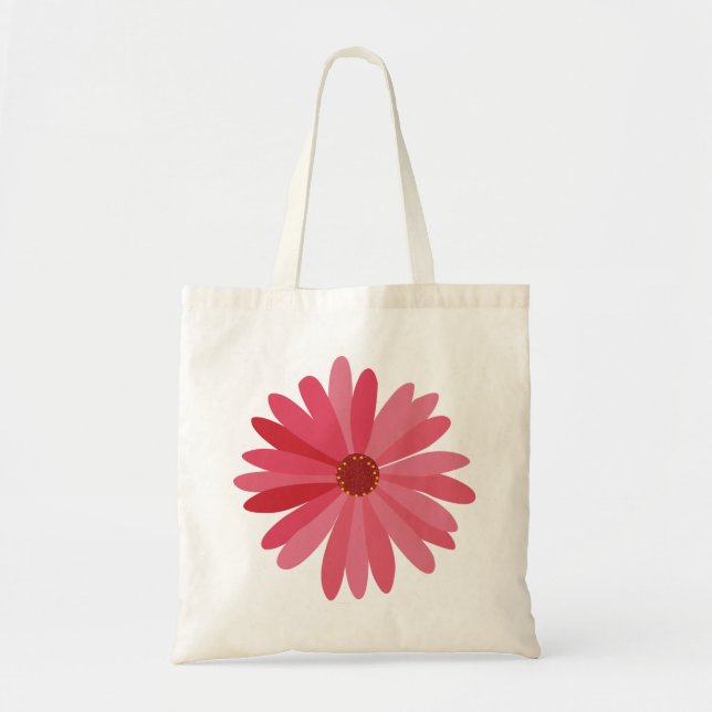Bolso De Tela Red Daisy (Frente)