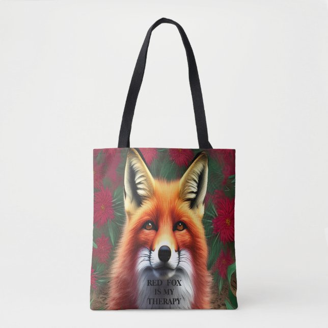 Bolso De Tela RED FOX es mi diseño terapéutico (Anverso)