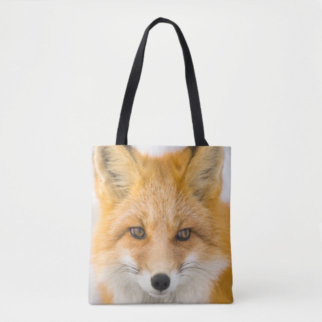 Bolso De Tela Red Fox Portrait (Anverso)